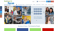 Desktop Screenshot of businessinfocus.co.uk