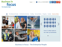Tablet Screenshot of businessinfocus.co.uk